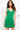 Green heat set stones short dress 00020