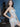 Jovani 00576 Silver Beaded Backless Short Dress