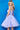 lilac fit and flare short dress 02564