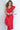 Red ruffle cocktail dress 02616