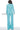 Turquoise pant suit Jovani 02637 back view