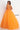 Orange tulle V back ballgown 02840