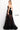 Black sheer overskirt Jovani 02845