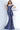 Jovani navy off the shoulder evening dress 02911