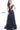 Navy off the shoulder evening dress Jovani 02932