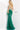 emerald backless dress 03023
