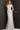  Silver Feather Embellished Evening Dress 03108