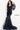 Navy lace mother of the bride and evening Jovani dress 03158