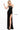 Black velvet Jovani evening dress 03251