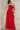 Red wide pants one piece jumpsuit 03529