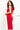 Red knee length Jovani ready to wear dress 03567