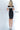 Black off the shoulder cocktail dress 03569