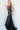 black v neck dress 03570