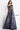 Jovani 03674 Navy Metallic Off the Shoulder Evening Dress