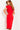 Red cocktail dress 03808 back view