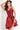 Red spaghetti strap homecoming dress Jovani 03929
