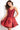 red floral Jovani homecoming dress 03929