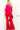 Red fuchsia two piece pant suit 04148