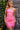 pink one shoulder dress 04190