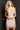 Jovani 04340 Gold Spaghetti Strap Fringe Cocktail Dress