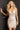Jovani 04340 Gold Spaghetti Strap Fringe Cocktail Dress