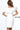 white fitted wedding dress 04367