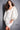 White bubble long sleeve cocktail dress Jovani 04370