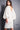 Knee length white Jovani cocktail dress 04370