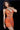 Orange illusion homecoming dress 04381