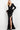 Black scuba evening dress 04501
