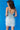 Light blue V back cocktail dress 04624