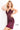 eggplant fitted dress 04699