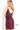 V back eggplant cocktail dress Jovani 04699