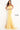 Jovani 04831 Yellow Fitted V Neck Sequin Prom Dress