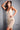 Nude silver spaghetti strap Jovani cocktail dress 04865