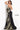 Black gold side bow evening Jovani dress 05084