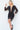 Jovani 05486 Black Beaded Plunging Neck Short Dress