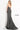 Strapless sheath black silver evening dress Jovani 05490