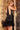 black dress with sheer panel on the side 05535