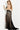 Black backless evening dress 05850