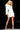 White contemporary blazer dress Jovani 05853