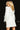 White blazer dress Jovani 05853 back view