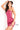 Fuchsia fitted short dress 06016