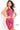 One shoulder fuchsia homecoming dress 06016
