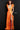 high slit orange dress 06164