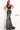 Black silver prom dress 06438
