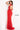 Red open back Jovani prom dress 06446