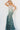 green silver long dress 06469