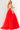 Open back red tulle ballgown 06598
