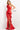 red fitted dress 06603